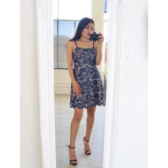 Speechless Women’s Lace & Flare Dress - Picture 1 of 7